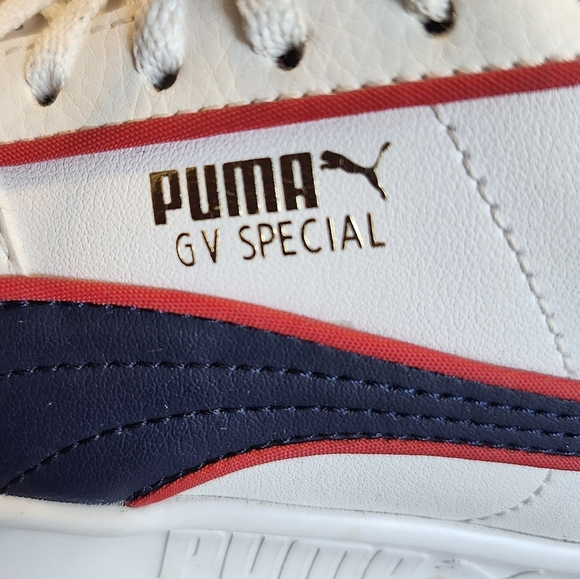 Puma Kids Sneakers - White and Navy - Picture 11 of 15
